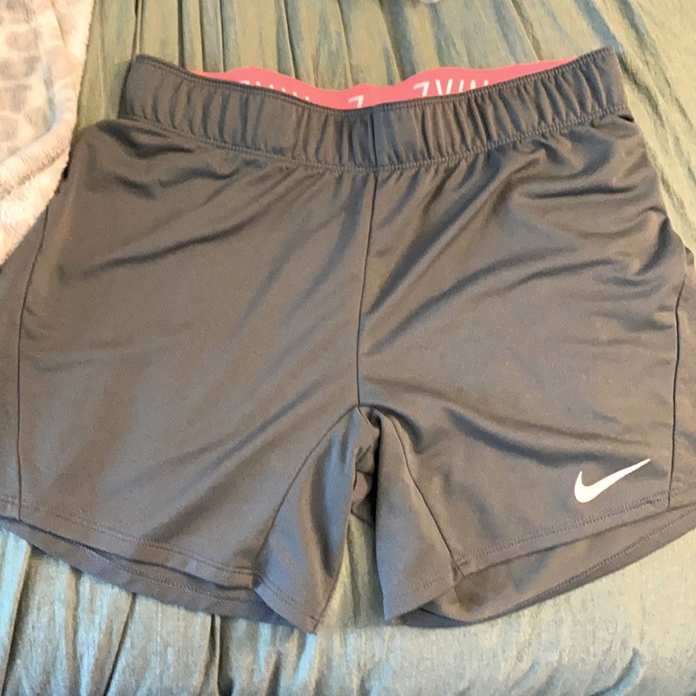 Gray Nike shorts